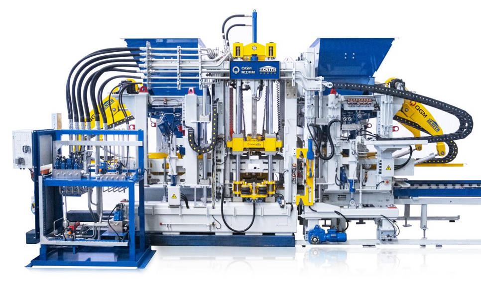 เครื่องจักรอิฐขั้นสูงสำหรับบล็อกคอนกรีตประสิทธิภาพสูง